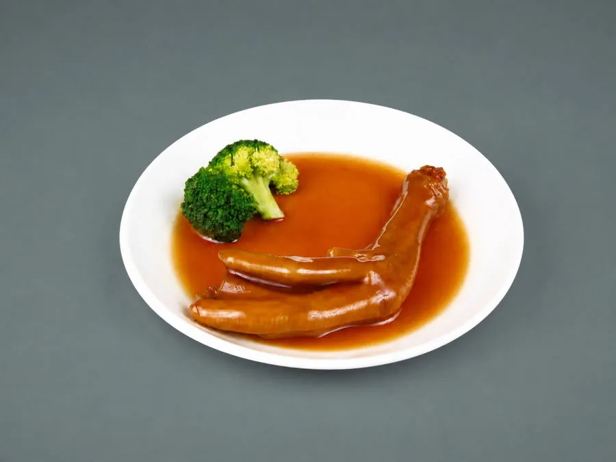 鲍汁扣鹅掌